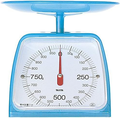 Blue analog cooking scale 1 kg