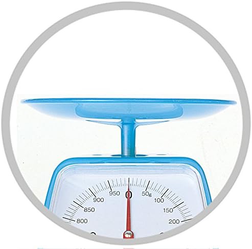 Blue analog cooking scale 1 kg — photo 3