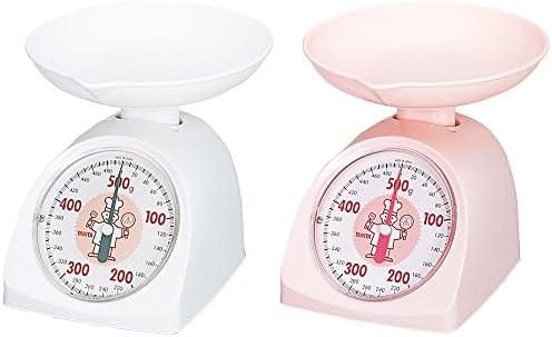 Pink analog kitchen scale 500 g — photo 4