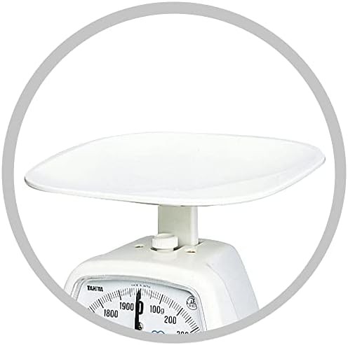 White analog cooking scale 2 kg — photo 3