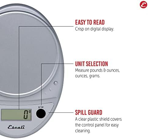 Chrome multi-functional digital food and baking scale — photo 5
