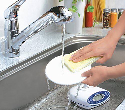 White digital cooking scale with 1g graduation — photo 4
