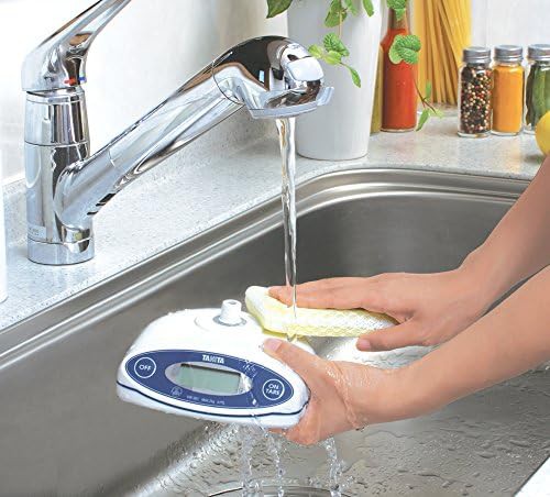 White digital cooking scale with 1g graduation — photo 5