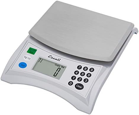 Large volume scale with preprogrammed ingredient data