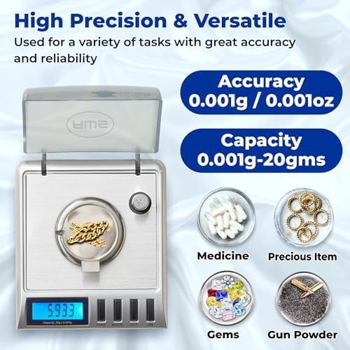 Silver milligram scale for laboratory and gems — photo 4
