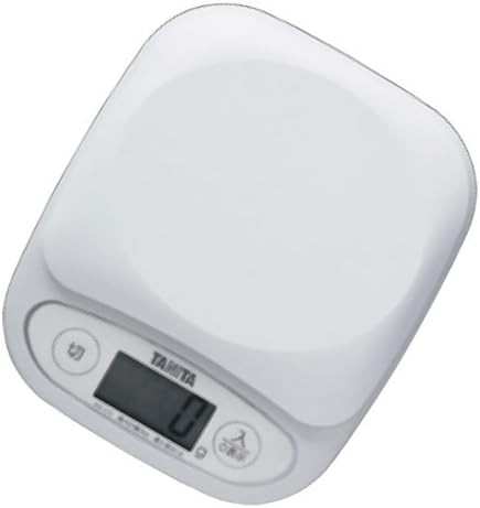 White digital cooking scale 3kg capacity