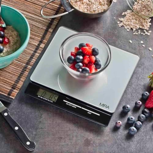 Digital food scale with glass platform — photo 4