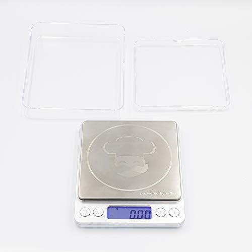Wireless pocket digital kitchen scale with metal surface — photo 4