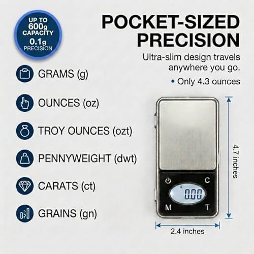 Ultra slim digital pocket scale with counting — photo 3