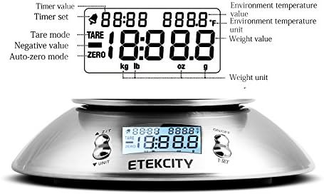 Bowl timer temperature LCD scale — photo 3