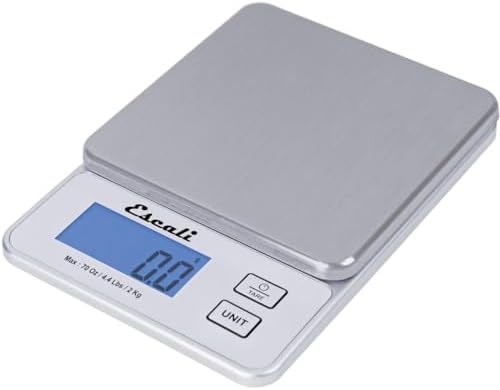 Silver high precision compact baking scale