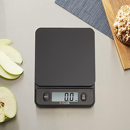 Black tempered glass scale with touch controls — photo 5