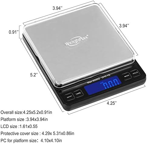 Duo series stainless steel digital pocket scale — photo 3