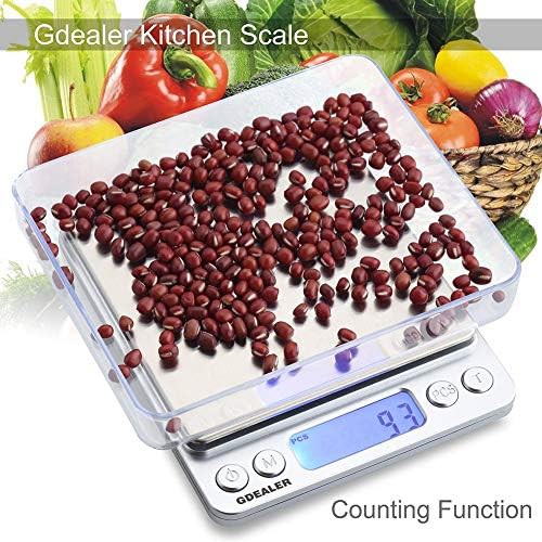 Silver pocket precision scale with piece counting — photo 4