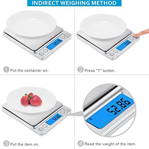 Mini pocket jewelry scale with 500g capacity — photo 4