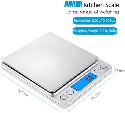 Mini pocket jewelry scale with 500g capacity — photo 5
