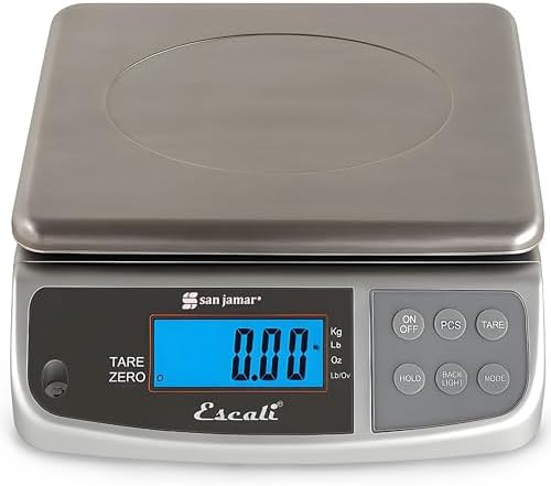 Silver stainless steel 66 lb food scale