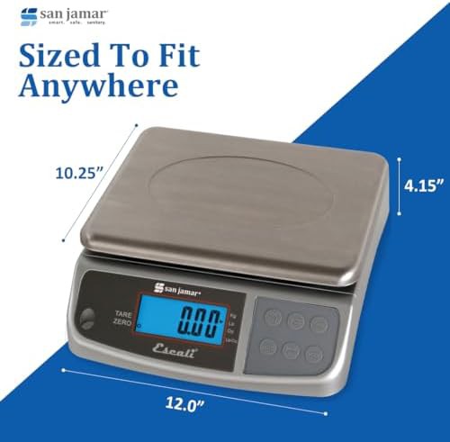 Silver metal scale with display hold — photo 4