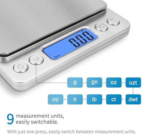 High precision gram scale 500g capacity — photo 3