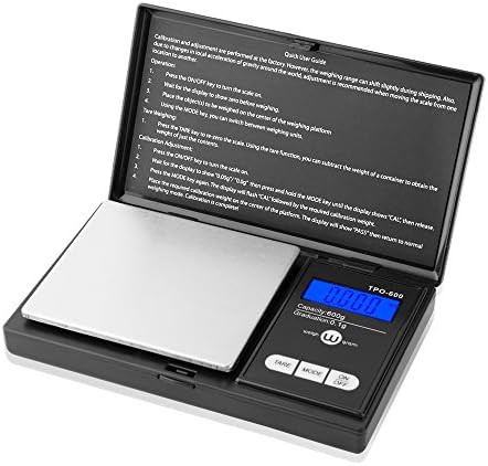 Pocket stainless steel digital gram scale
