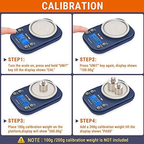 Pocket gram scale with piece counting — photo 3