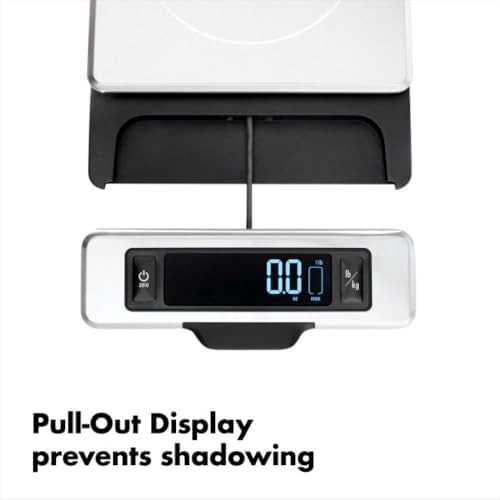 Stainless steel scale with pull-out digital display — photo 3