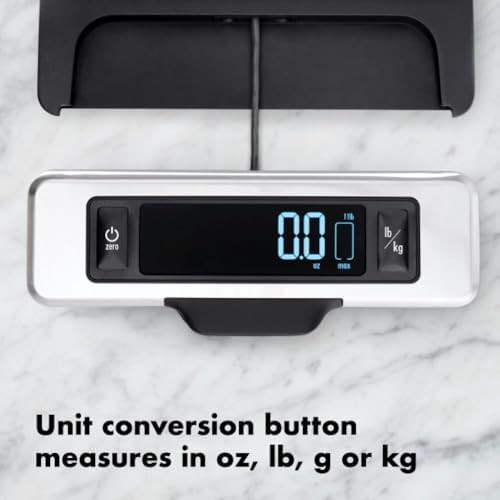 Stainless steel scale with pull-out digital display — photo 4