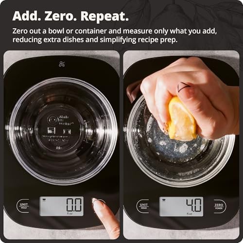 Black Glass Slim Digital Food Scale — photo 4