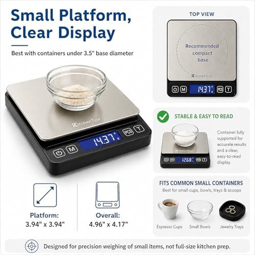 Mini Digital Pocket Scale with Two Trays — photo 3