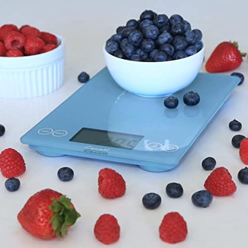 Sky blue tempered glass baking scale — photo 5
