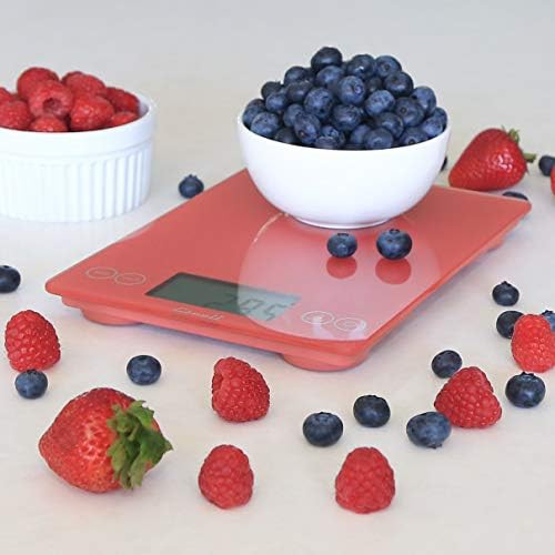 Desert rose glass countertop kitchen and nutrition scale — photo 5