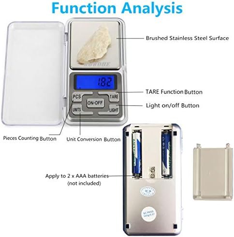 Portable pocket travel scale with 500g capacity — photo 5