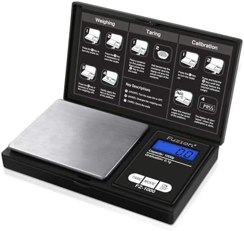 Portable small food scale 1000g capacity