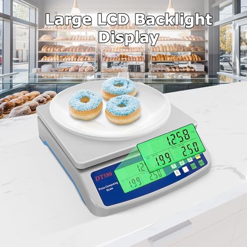 Commercial Food Weight Computing Scale 66lb — photo 4