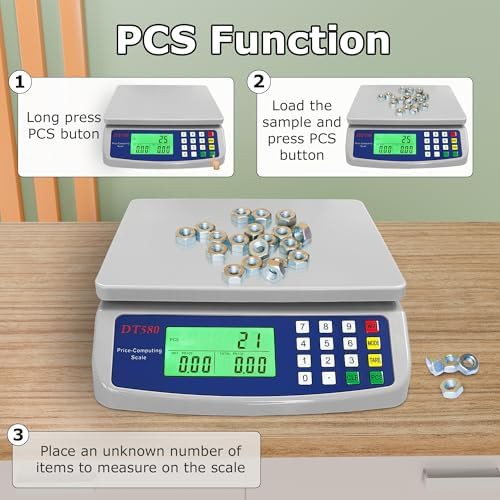 Commercial Food Weight Computing Scale 66lb — photo 5