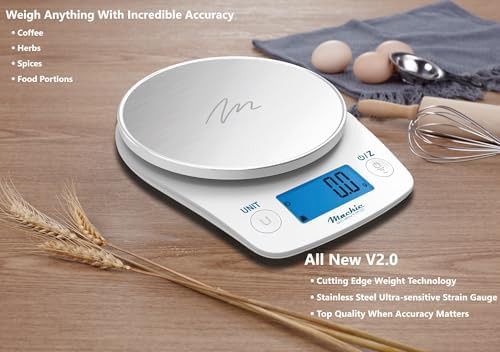 Tempered glass top family food kitchen scale — photo 3