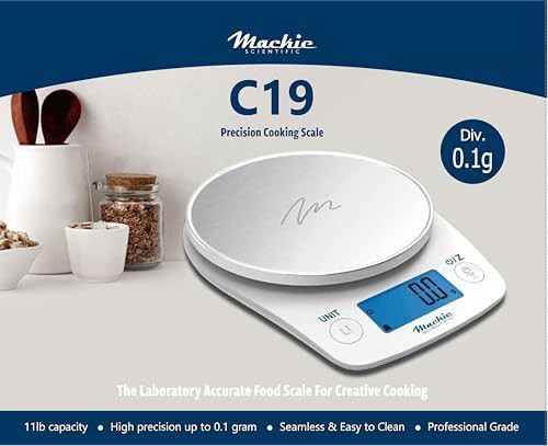 Tempered glass top family food kitchen scale — photo 4