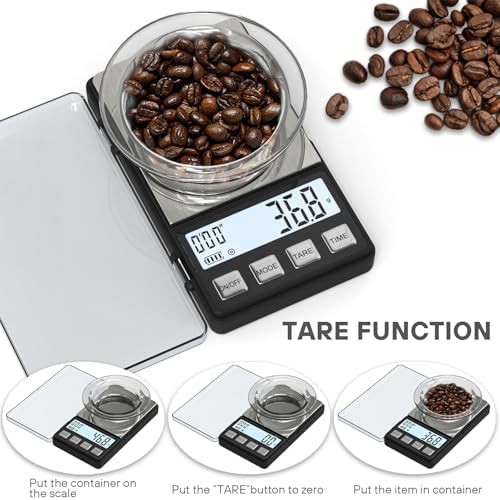 Small espresso scale with built-in timer — photo 4
