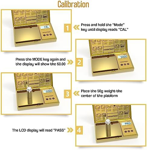 Gold titanium plating digital pocket scale — photo 5