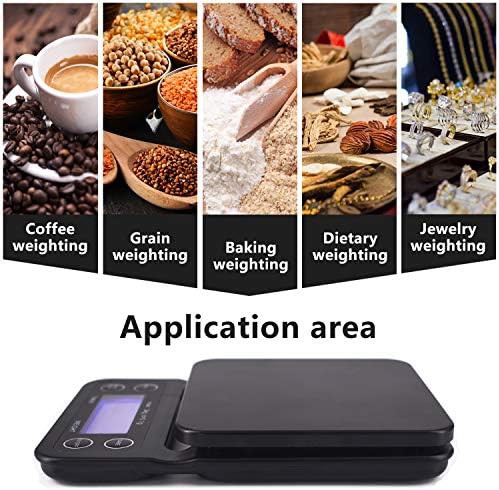 Blue digital pour over coffee scale — photo 5
