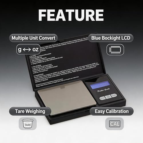 Portable pocket milligram scale with LCD — photo 3