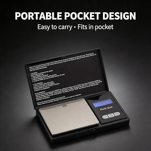 Portable pocket milligram scale with LCD — photo 4