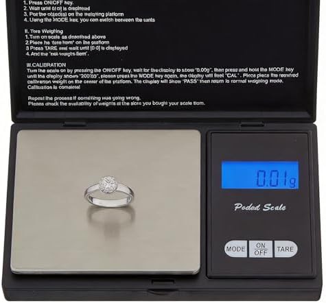 Portable pocket milligram scale with LCD — photo 5