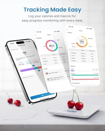 Bluetooth smart food scale 11lb capacity — photo 3