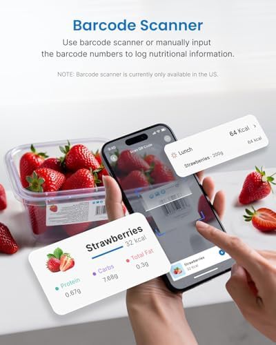 Bluetooth smart food scale 11lb capacity — photo 4