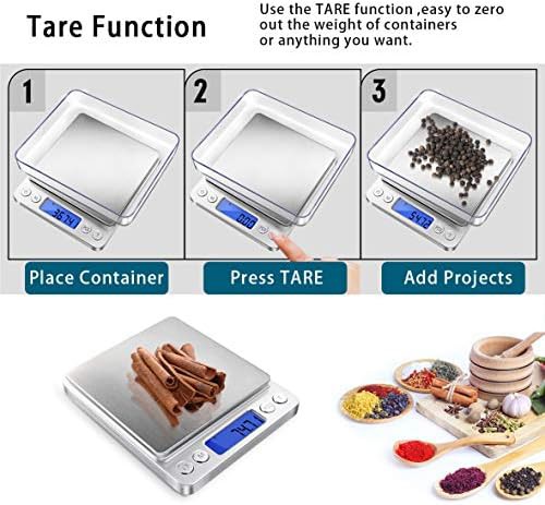 Stainless steel jewelry accuracy scale 500g — photo 5