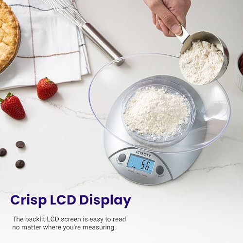 Bowl equipped 11lb kitchen scale — photo 4