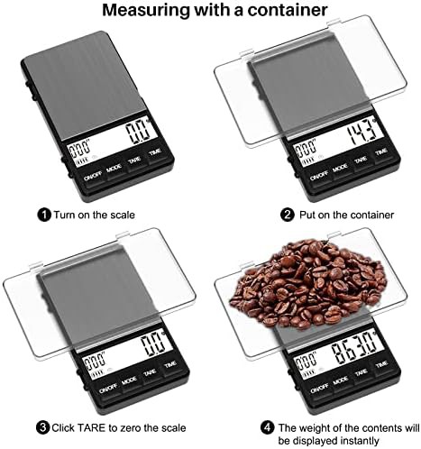Espresso scale with built-in timer 1000g — photo 4