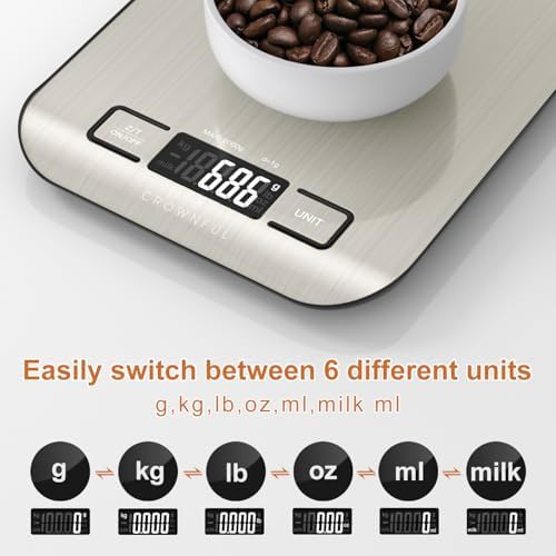 Stainless steel digital baking scale 11 lb — photo 3