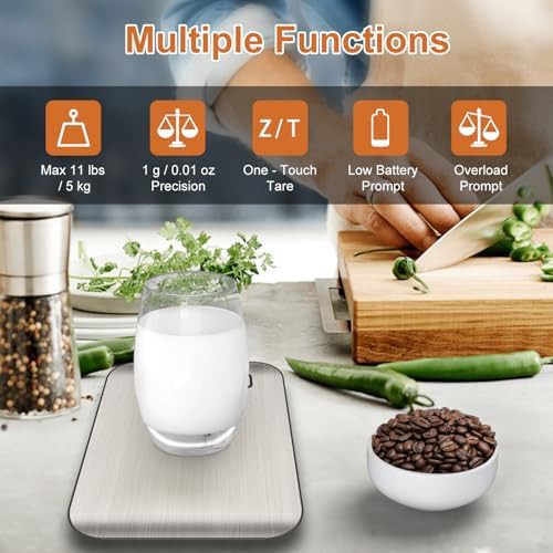 Stainless steel digital baking scale 11 lb — photo 4